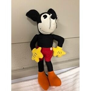 Disney Retro Collection Mickey Mouse Plush Schylling Pie Eye Vintage Style 19"